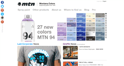 Desktop Screenshot of montanacolors.com